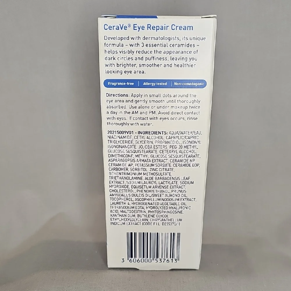 CeraVe Eye Repair Cream 0.5 oz New In Box - Picture 3 of 4